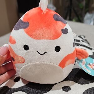 Cute Orange and White Stuffed Animal Plush